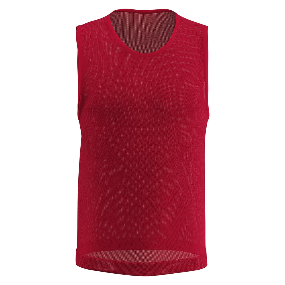 Scrimmage Micro Mesh Soccer Pinnie 6 Pack - Scarlet - Youth - Extra-Large