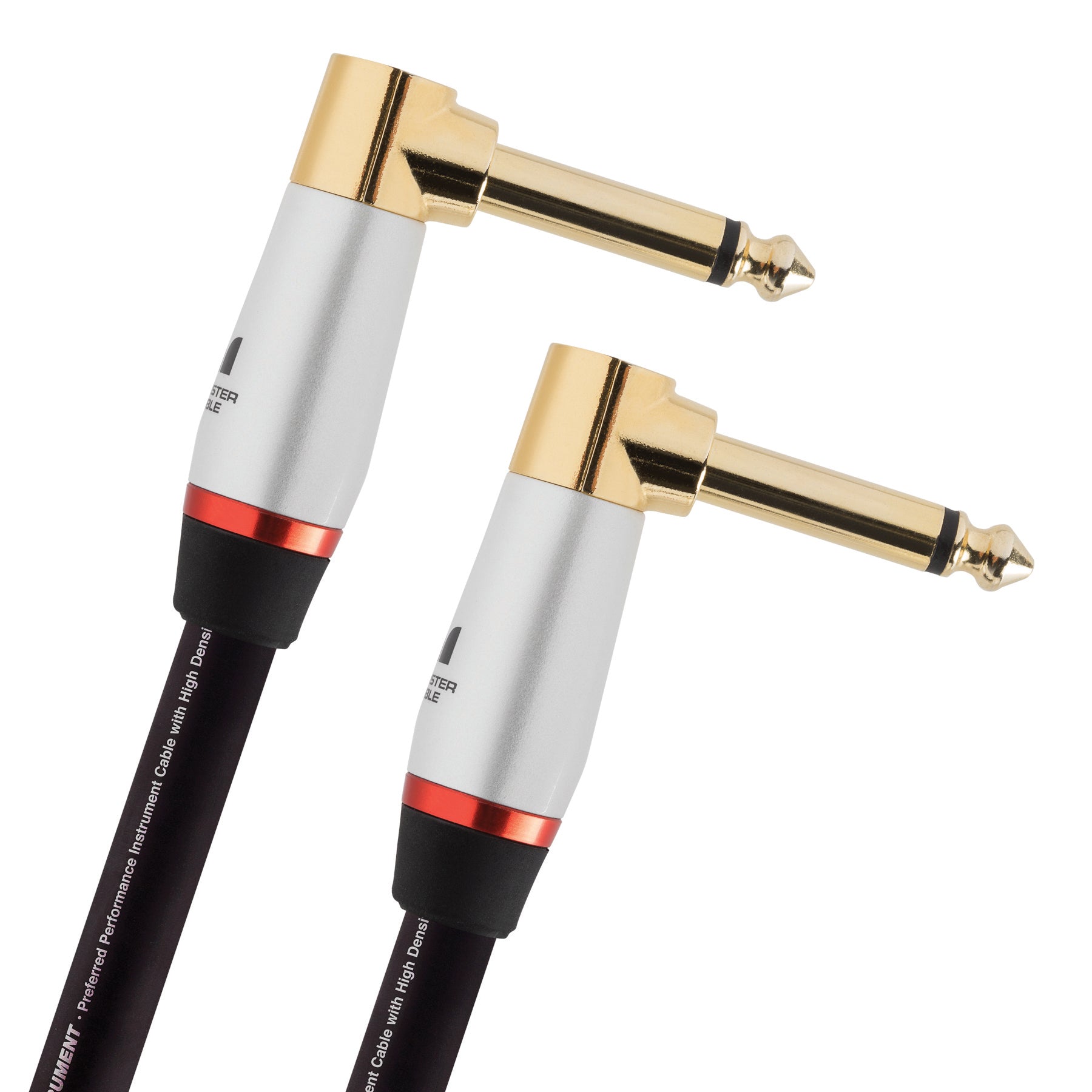 Monster SP2000-I-0.75DAWW Studio Pro 200 Instrument Cable. 8" Right Angle to Right Angle