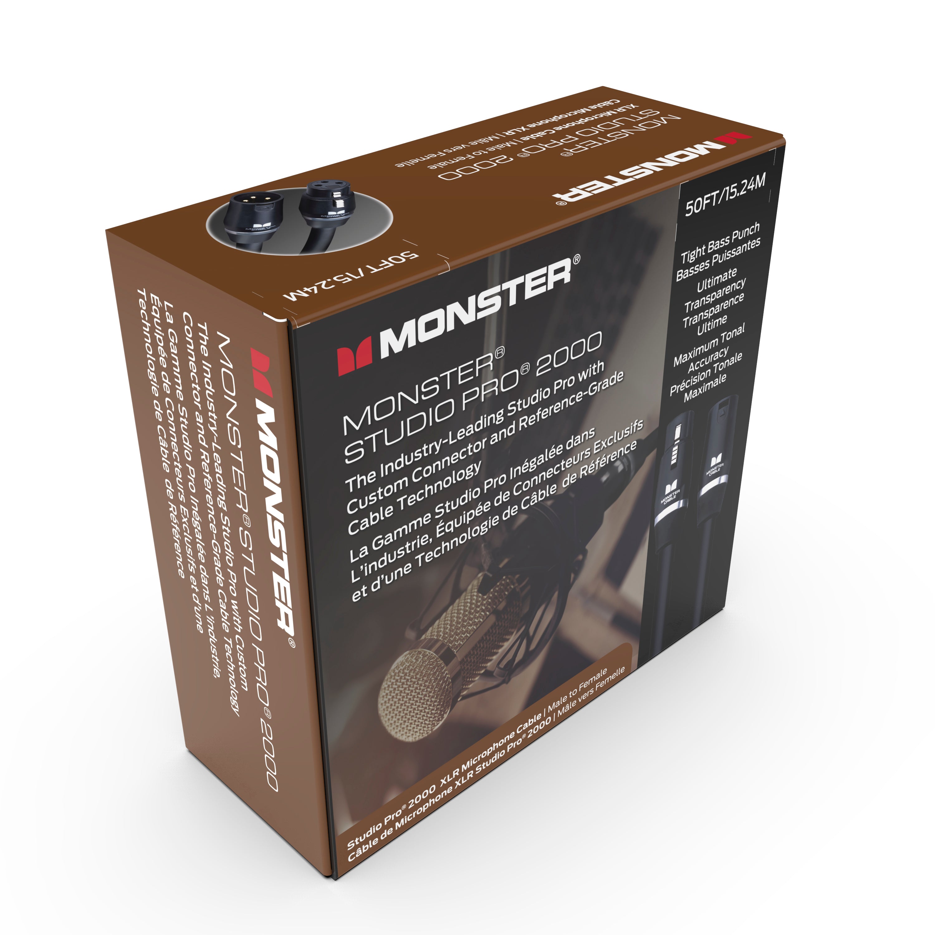 Monster SP2000-M-50WW Studio Pro 2000 Microphone Cable. 50'