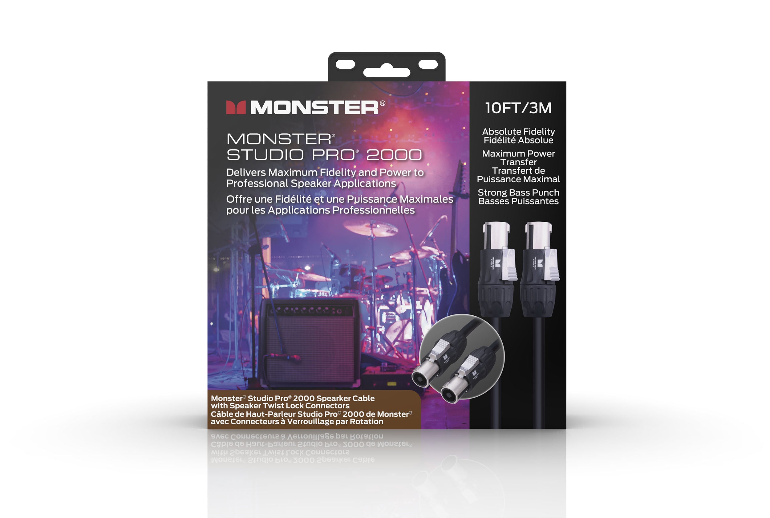 Monster SP2000-S-10SPWW Studio Pro 2000 Speak On Cable. 10'