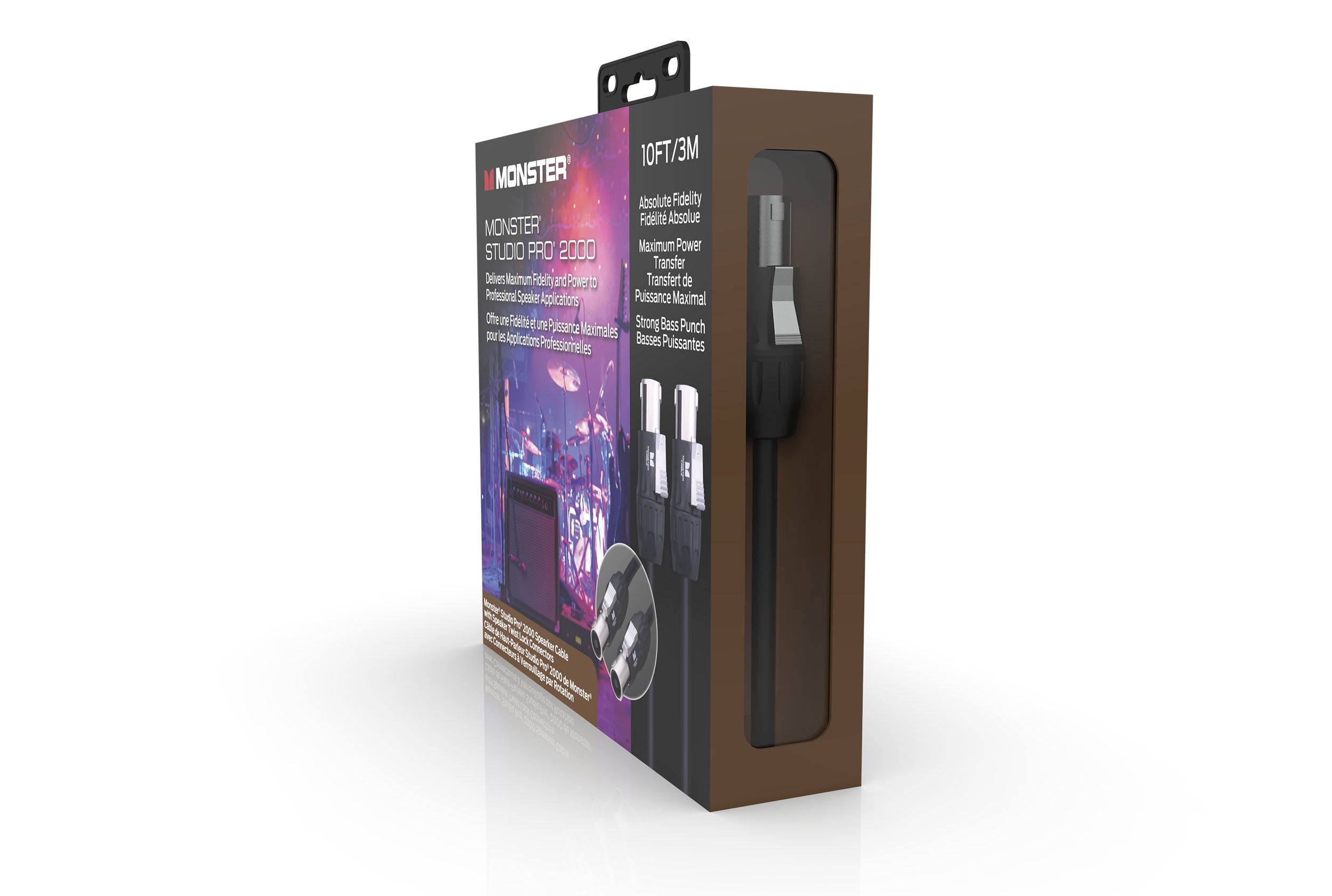 Monster SP2000-S-10SPWW Studio Pro 2000 Speak On Cable. 10'