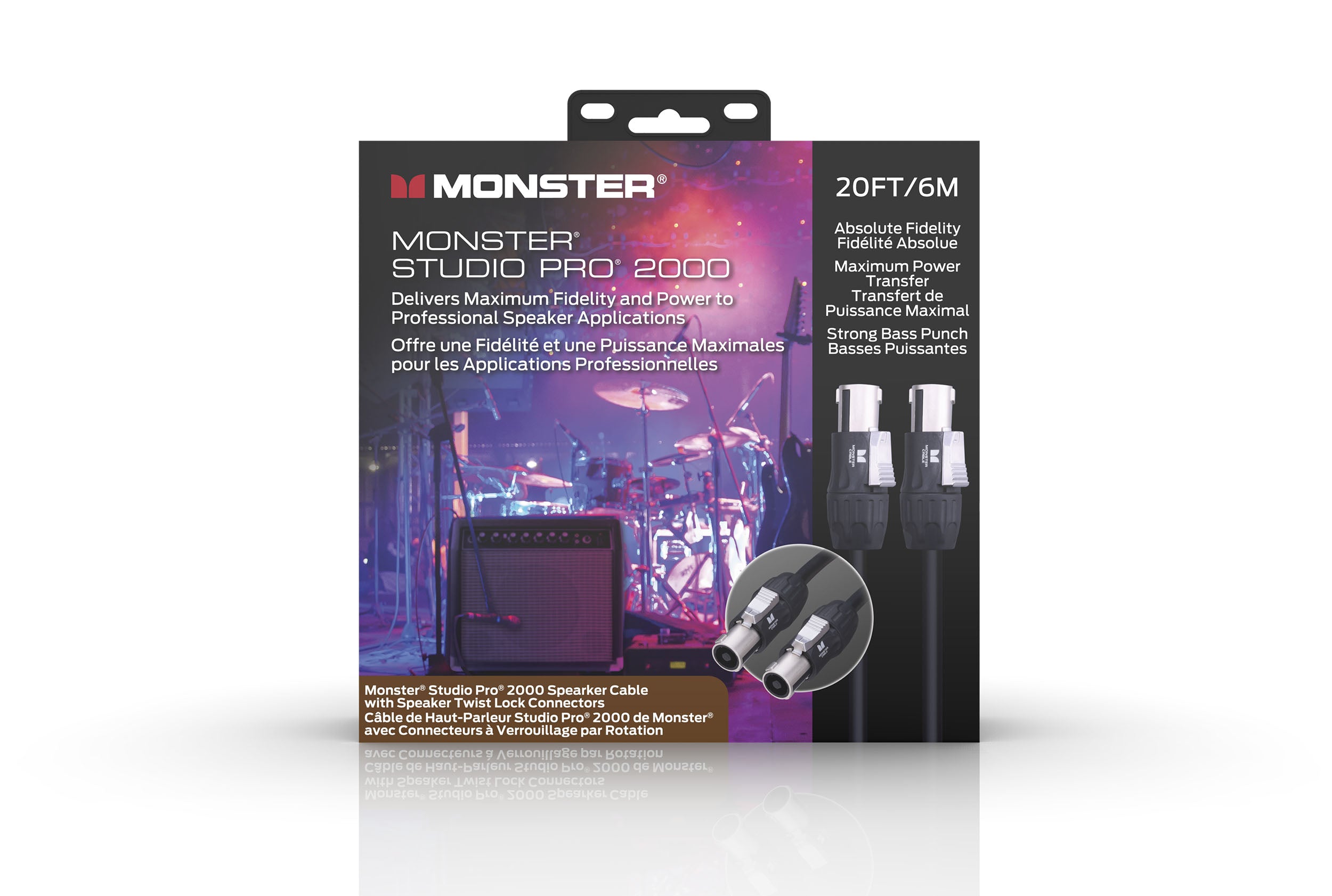 Monster SP2000-S-20SPWW Studio Pro 2000 Speak On Cable. 20'