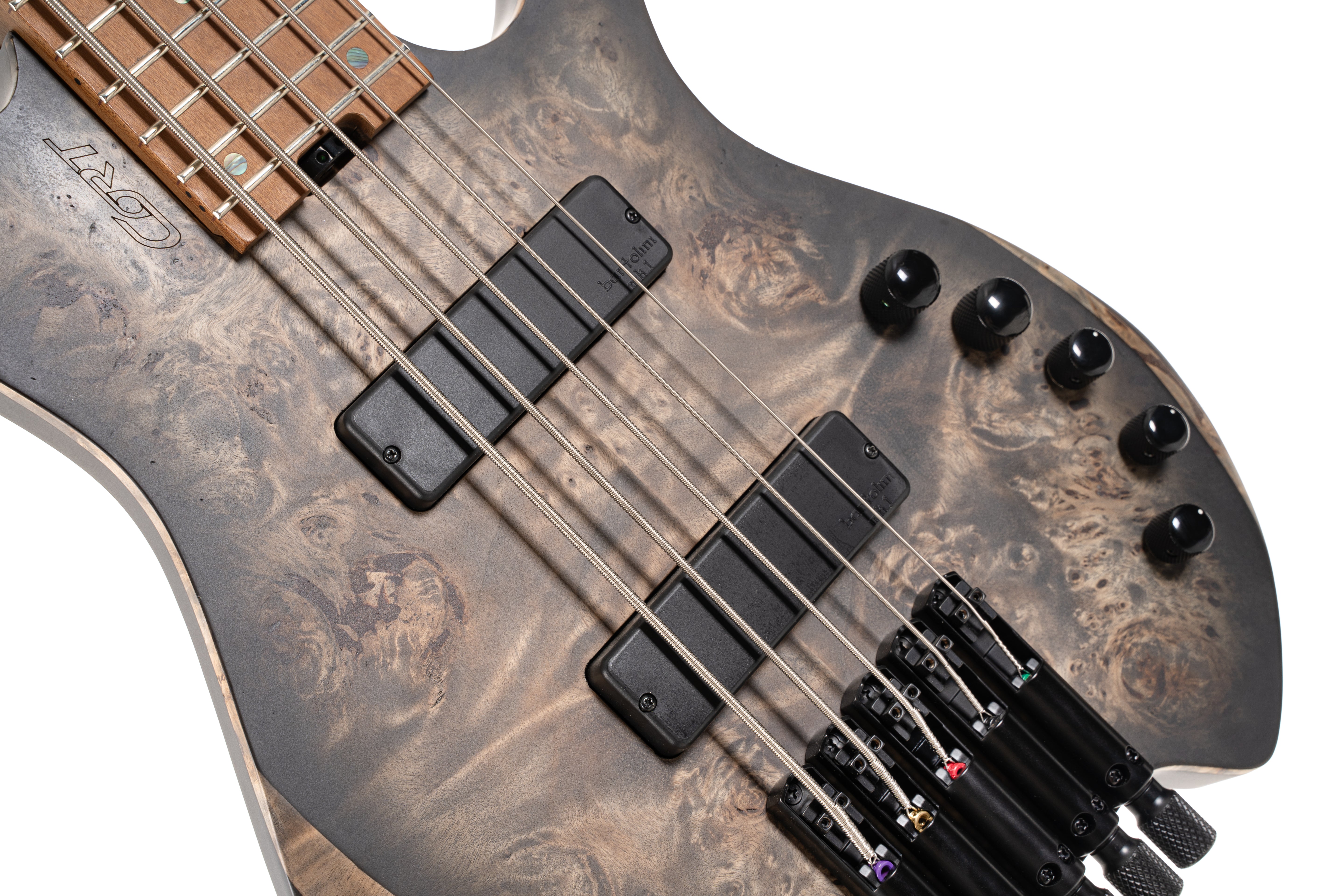 Cort SPACE5SDB Artisan Series Space 5 Bass Guitar (5 String). Star Dust Black