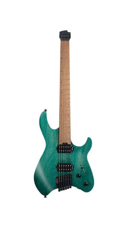 Cort Space 6GTR Multi-Scale Electric Guitar W/ Gig-Bag, Semi Gloss Turquoise