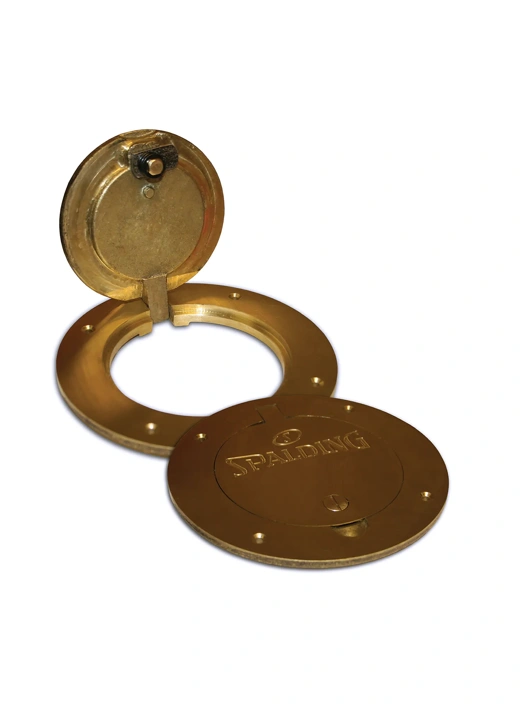 Locking Brass Floor Plate/3" Sleeve - Each