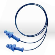 Ear Plug, Smart Fit Detectable Metalized Detectable, Attached Cord, Polybag, multi use earplug 100/bx
