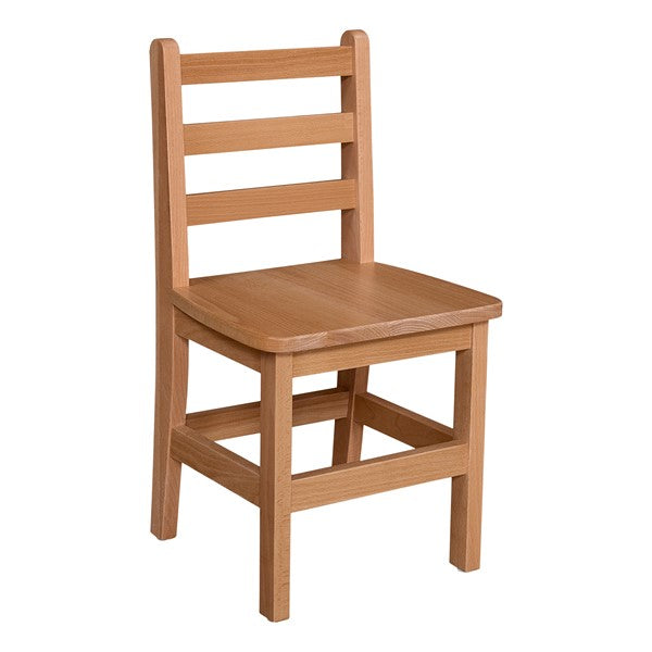 Hardwood Ladderback Chair (14" Seat Height) - Pack of Two