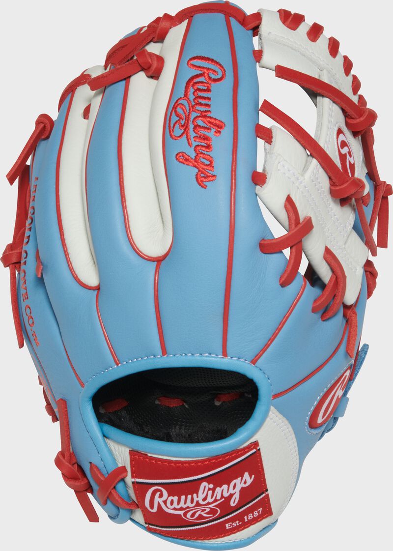 Rawlings Select Pro Lite Series Carlos Correa Youth 10.5-Inch Baseball Glove - Right Hand Thrower - Colubia Blue/White