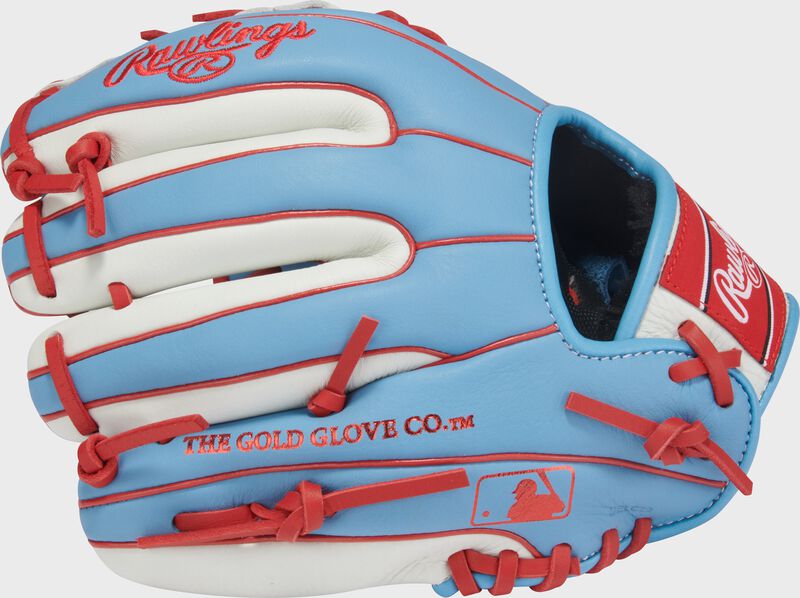 Rawlings Select Pro Lite Series Carlos Correa Youth 10.5-Inch Baseball Glove - Right Hand Thrower - Colubia Blue/White