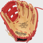 Rawlings Select Pro Lite Series Corbin Carrol Youth 11-Inch Baseball Glove - Right Hand Thrower - Camel/Scarlet