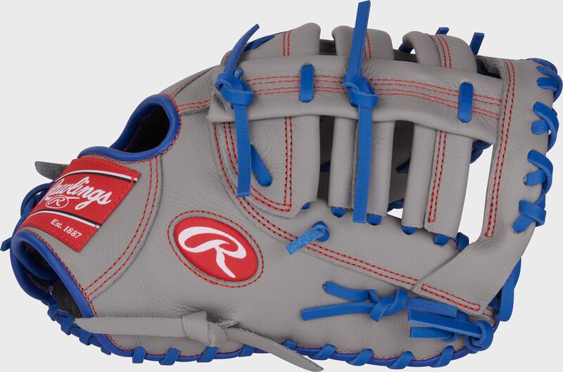 Rawlings Select Pro Lite Series Freddie Freeman Youth First Base Mitt 11.5-Inch Baseball Glove - Left Hand Thrower - Gray