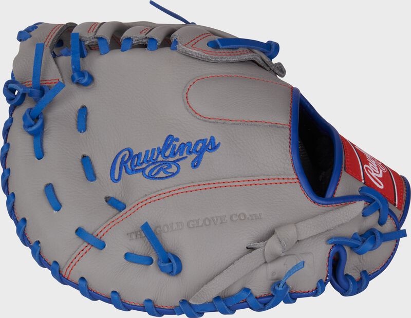 Rawlings Select Pro Lite Series Freddie Freeman Youth First Base Mitt 11.5-Inch Baseball Glove - Left Hand Thrower - Gray