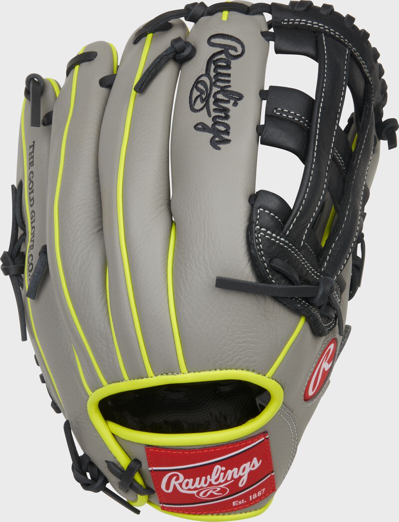 Rawlings Select Pro Lite Series Aaron Judge Youth 12-Inch Baseball Glove  - Right Hand Thrower - Gray/Black