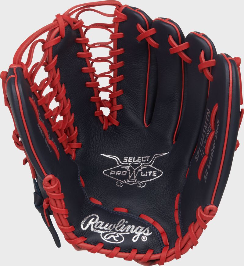 Rawlings Select Pro Lite Series Mike Trout Youth 12.25-Inch Baseball Glove  - Right Hand Thrower - Navy/Scarlet