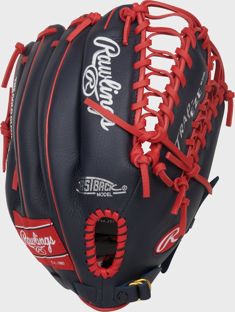 Rawlings Select Pro Lite Series Mike Trout Youth 12.25-Inch Baseball Glove  - Right Hand Thrower - Navy/Scarlet