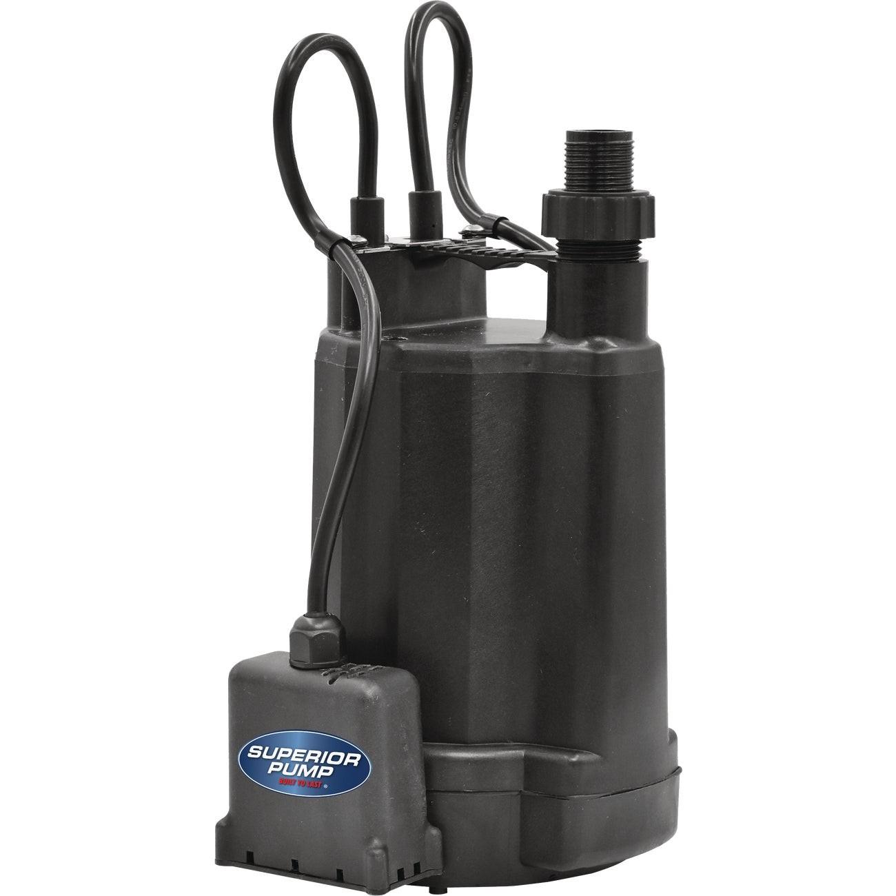 Superior Pump 1/4 HP Thermoplastic Automatic Utility Pump