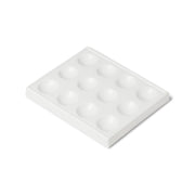 United Scientific® Spot Plate, 12 Cavity, Plastic, comes with 12
