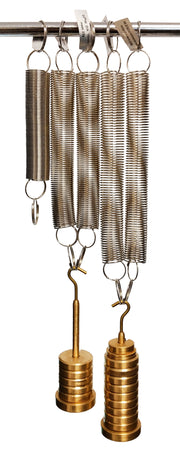 Springs Set 5. Identical Springs 9 Newton. Length 7.8cm.