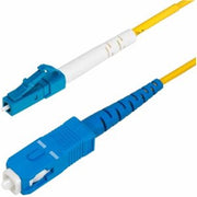 StarTech.com 5m (16.4ft) LC to SC (UPC) OS2 Single Mode Simplex Fiber Optic Cable 9/125m 40G/100G Bend Insensitive Low Insertion Loss - LSZH Fiber Jum