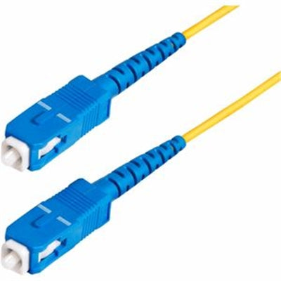 100m 328ft SC to SC UPC OS2 Single Mode Simplex Fiber Optic Cable, 9/125m, 40G/100G, Bend