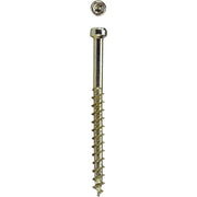 SPAX #8 x 2 In. T10 Plus Cylindrical Head HCR (Exterior Rated) Yellow Trim Screw (100-Count)