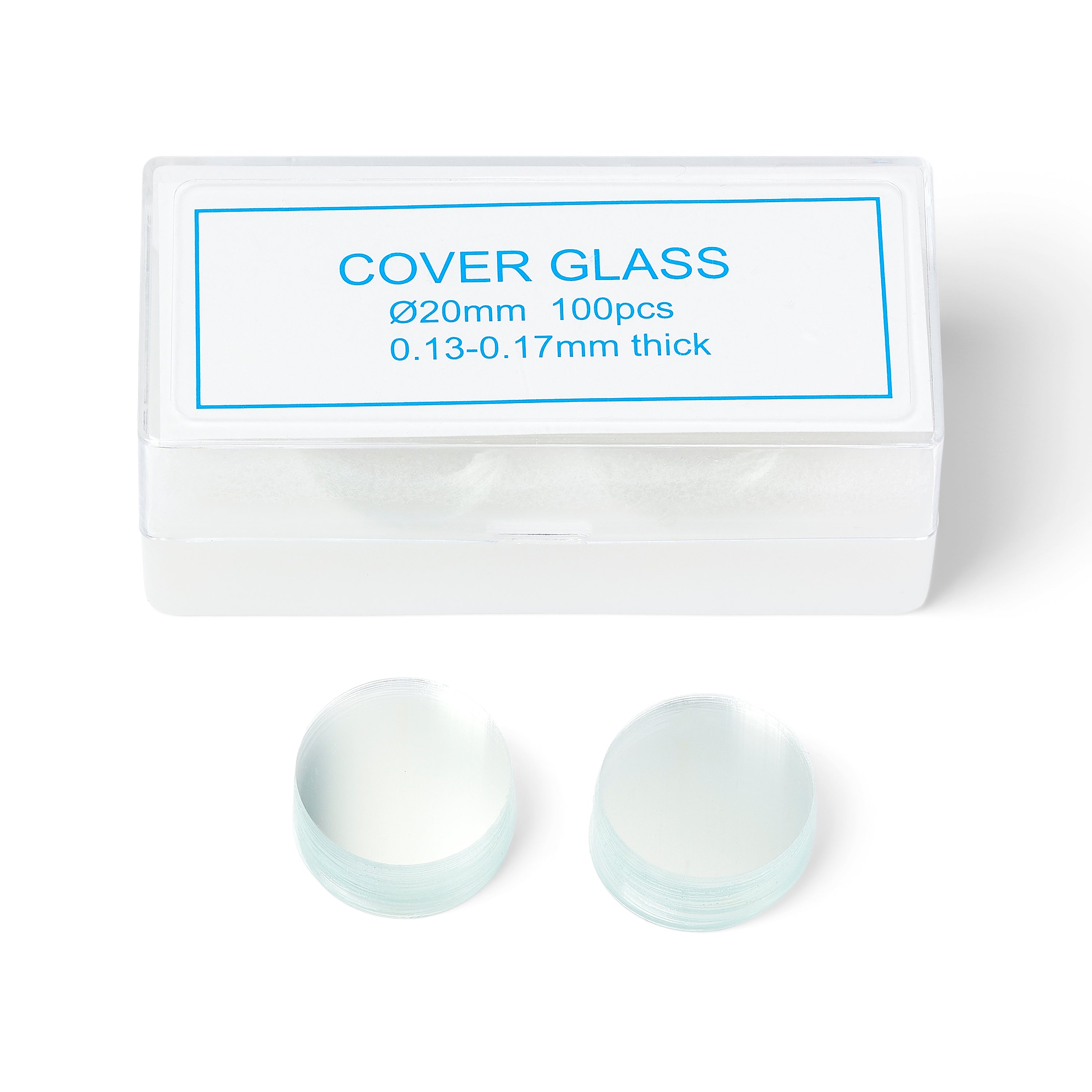 United Scientific® Round Coverslips  20 mm