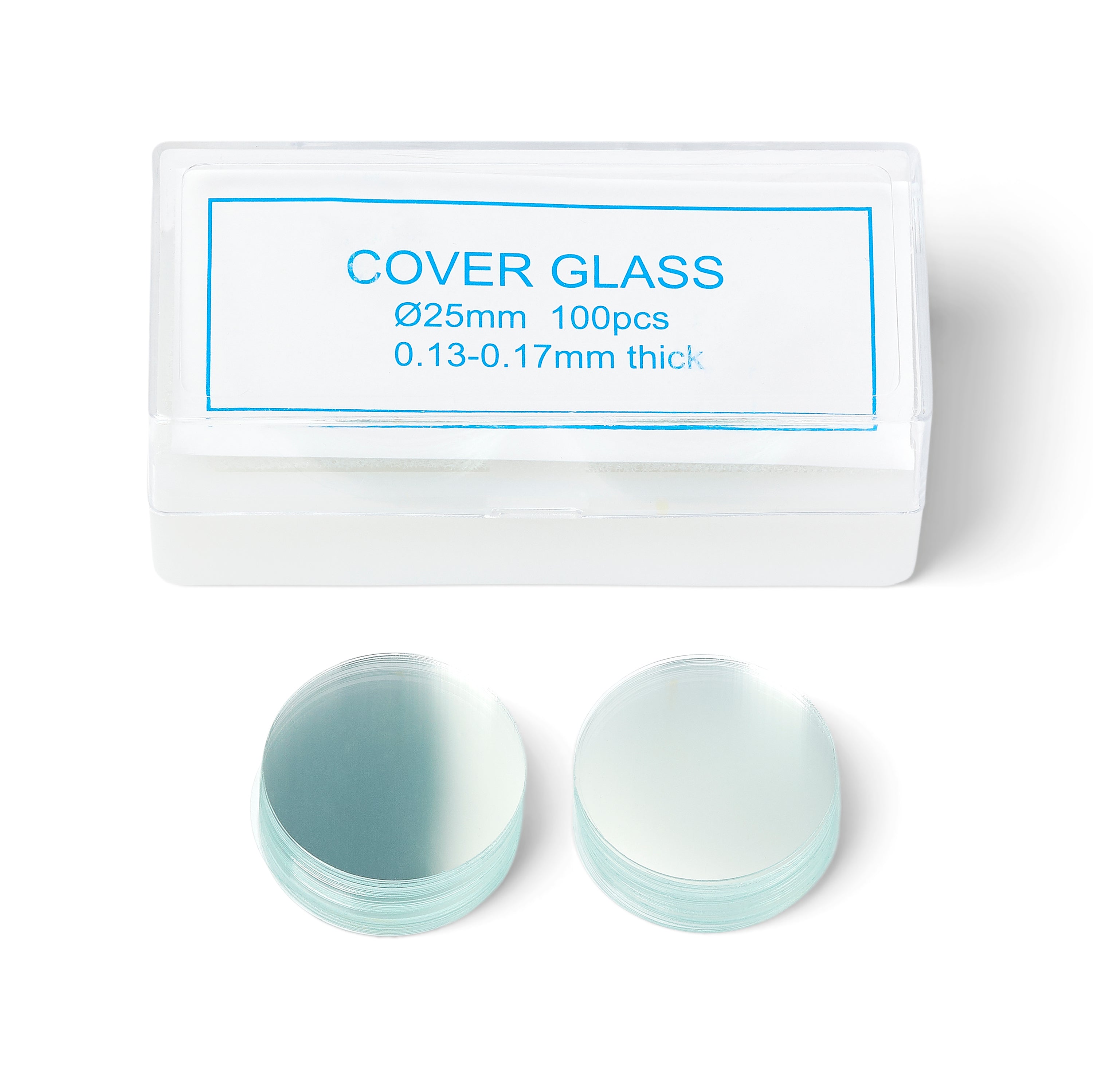 United Scientific® Round Coverslips  25 mm