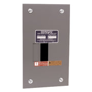 Square D Homeline 70A 2-Space 4-Circuit Indoor Main Lug Flush Mount Load Center