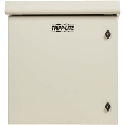 Eaton Tripp Lite Series SmartRack Industrial Enclosure - NEMA 3R, Wall Mount, Metal, Locking, Hinged Back, Fan With Thermal Switch, 32 in. Depth, 12U, Gray