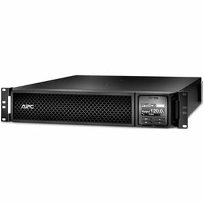 APC - Smart-UPS on-Line, 1500VA, Rackmount 2U, 120V, 6x NEMA 5-15R Outlets, Network Card, Extended Runtime, W/ Rail Kit - Black