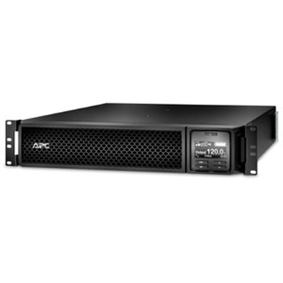 APC - Smart-UPS on-Line, 2200VA, Rackmount 2U, 120V, 6x 5-20R+1x L5-20R NEMA Outlets, SmartSlot, Extended Runtime, W/ Rail - Black