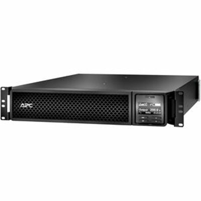 APC - Smart-UPS on-Line, 3kVA, Rackmount 2U, 208V, 2x L6-20R+1x L6-30R NEMA Outlets, Network Card, Extended Runtime, W/ - Black