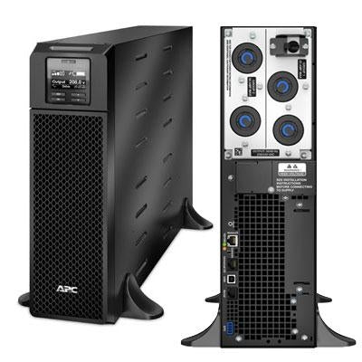 APC Smart-UPS on-Line, 5.4kVA, Tower, 208V, 2x L6-20R+2x L6-30R NEMA Outlets, Network Card+SmartSlot, Extended Runtime, W/O Rail Kit - SRT5KXLT