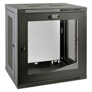 Tripp Lite by Eaton SmartRack 12U Low-Profile Switch-Depth Wall-Mount Small Rack Enclosure Clear Acrylic Window