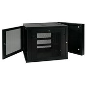 Tripp Lite by Eaton SmartRack 12U Server-Depth Wall-Mount Small Rack Enclosure Hinged Back