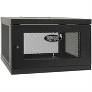 Eaton Tripp Lite Series SmartRack 6U Low-Profile Switch-Depth Knock-Down Wall-Mount Mini Rack Enclosure