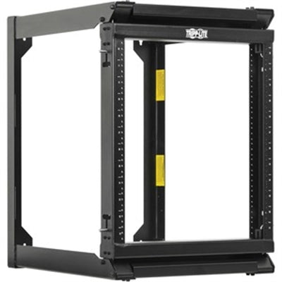 Tripp Lite by Eaton SmartRack 12U Wall-Mount 2-Post Open Frame Rack Hinged Front Heavy Duty
