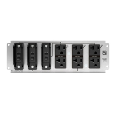 APC by Schneider Electric Backplate Kit with 6x NEMA 5-20R Outlets for Smart-UPS Modular Ultra