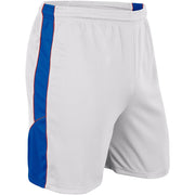 Header Soccer Short - White Royal Scarlet - Youth - Small