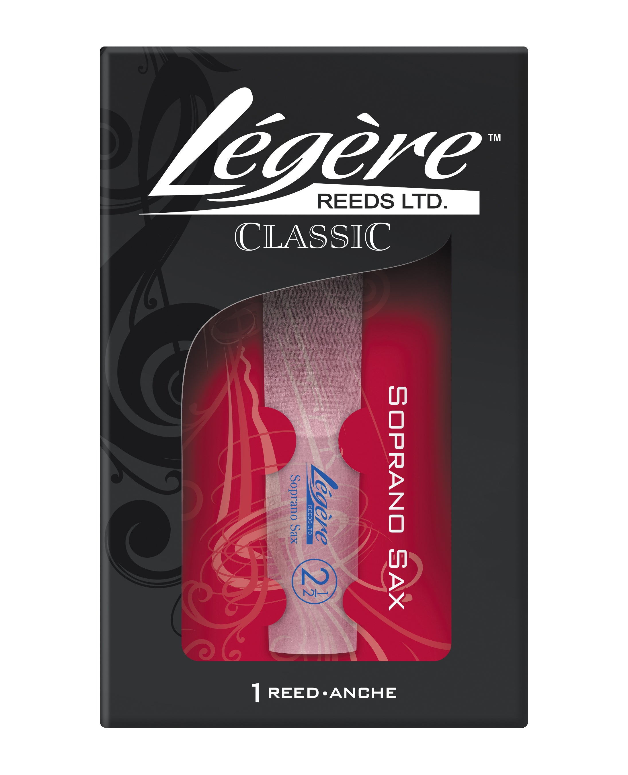 Legere Reeds SS250 B Flat Soprano Saxophone. Standard (2.50)