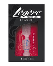 Legere Reeds SS300 B Flat Soprano Saxophone, Standard (3.00)