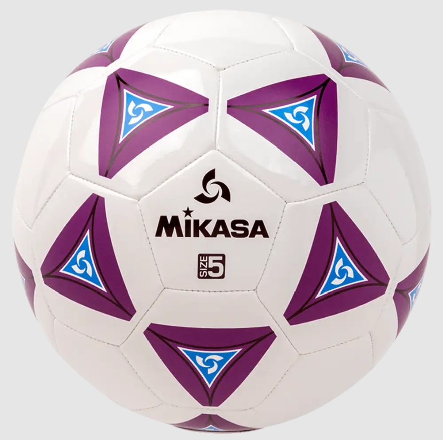 Soccer, Varsity Series - Deluxe Cushioned Cover, Stitched, Size 5, Purple/White