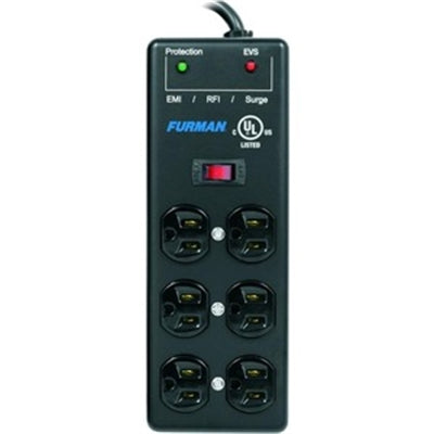 Furman Pro Plugs SS-6B-PRO 6-Outlet Power Conditioner with EVS Voltage Protection &amp; EMI/RFI Filtration