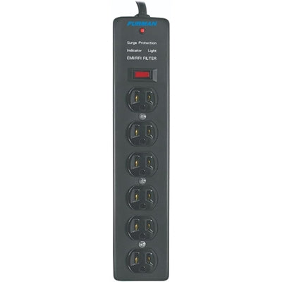Furman Pro Plugs SS-6 6-Outlet Power Conditioner Strip with Surge Protection