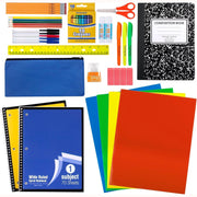 45 Piece School Supply Kit - 12 in the Pack
