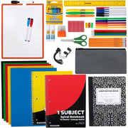 60 Piece School Supply Kit - 12 in the Pack
