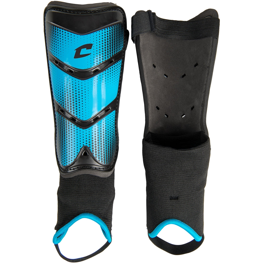 League Soccer Shin Guard - Black, Small