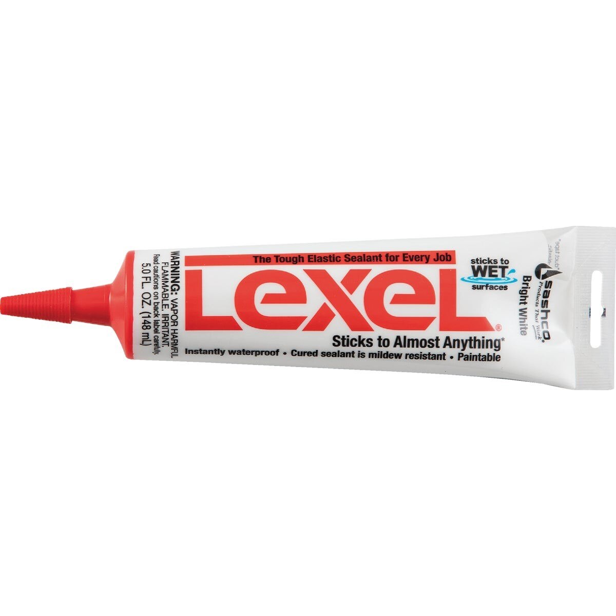 Sashco Lexel 5 Oz. VOC Caulk Polymer Sealant, Bright White