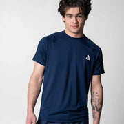 Men's Court Short Sleeve (Navy) - XXL