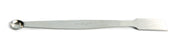 United Scientific® Spatula, Stainless Steel, Flat And Spoon, 4", comes with 10